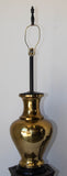 Polished Brass Large Scale Hollywood Regency Moroccan Urn Table Lamp 1950's