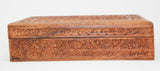 Anglo Raj Hand Carved Wooden Decorative Jewelry Box