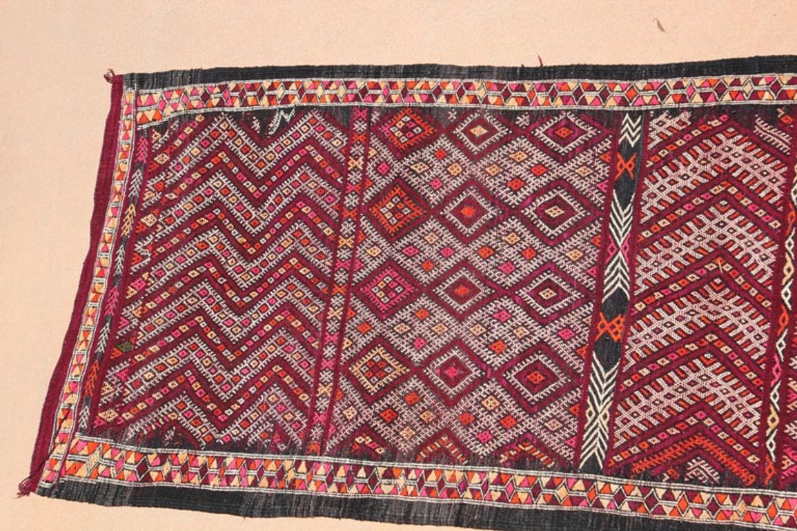 Moroccan African Tuareg Vintage Runner Rug