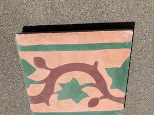 Moroccan Encaustic Cement Vintage Tile Sample