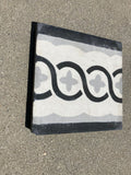 Moroccan Encaustic Cement Tile Sample with Modern Design