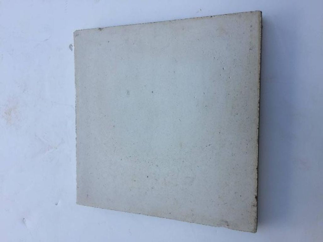 Moroccan Encaustic Cement Tile in Antique White Color