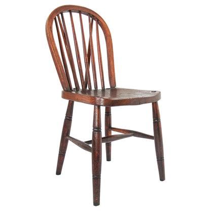 Victorian 1840 Hoop Back Windsor Chair High Wycombe — England