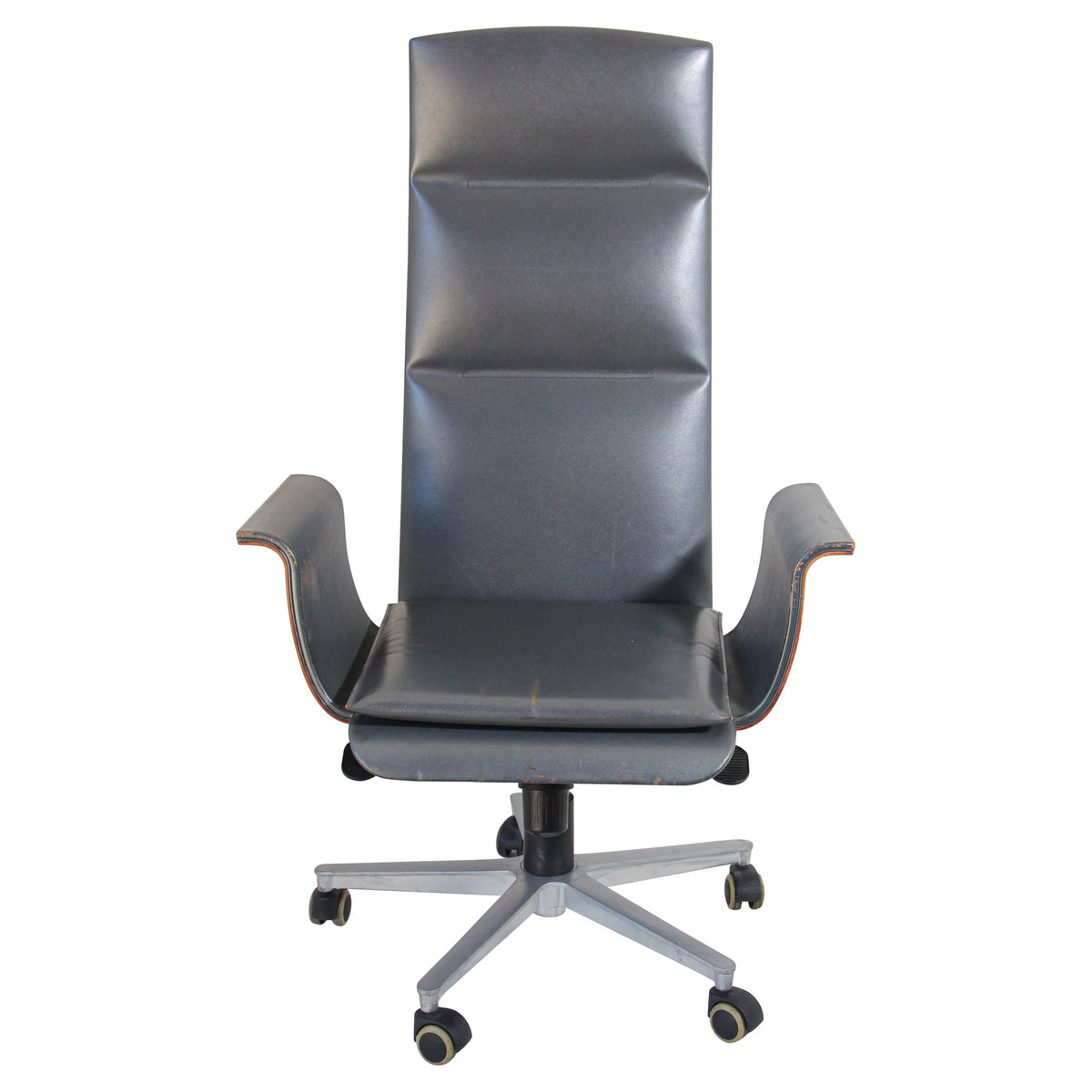 Mariani Wing Executive Office Chair by Luca Scacchetti Italy — Italy