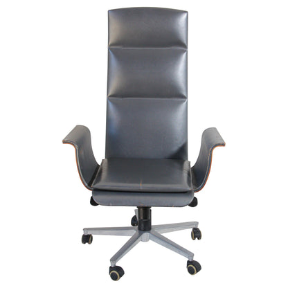 Mariani Wing Executive Office Chair by Luca Scacchetti Italy — Italy