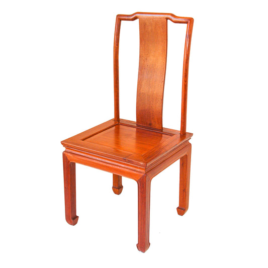 Vintage Chinese Ming Style Side Chair, Handcrafted in Hong Kong, 1950 — main image