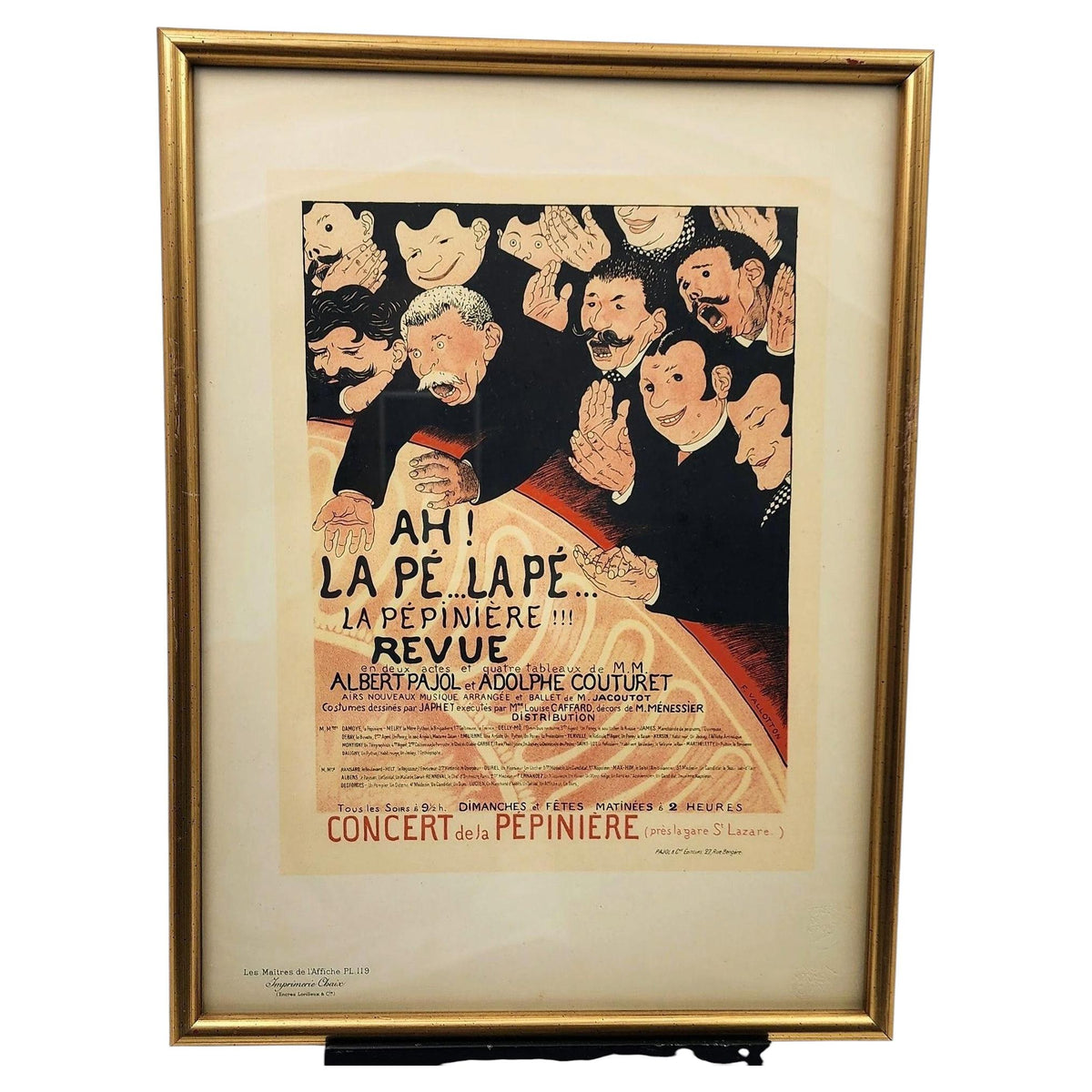 Vallotton French Poster by Les Maîtres de l’Affiche Ah la Pé la Pé la Pépinierè — additional view 7
