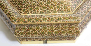 Anglo Indian Micro Sadeli Mosaic Inlaid Box