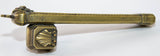 Antique Middle Eastern Islamic Brass Inkwell Qalamdan Circa 1850