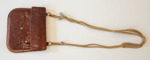 African Leather Tribal Shoulder Bag