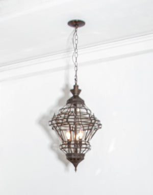 Moroccan Clear Glass Lantern Moorish Granada Spanish Style