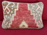 Antique Tabriz Persian Rug Pillow