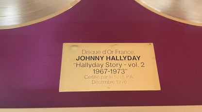 Official Gold Record Award France Johnny Halliday Story 1967-1973 Vol.2 — additional view 3