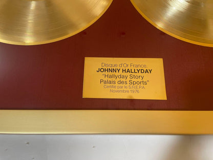 Official Gold Record Award France Johnny Halliday Story Palais des Sports 1976 — additional view 4