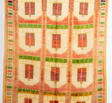 Moroccan Orange Wool Rug by the Beni MGuild Morocco 1980s