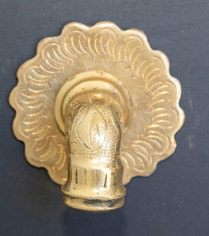 Moroccan Fountain Faucet Engraved Polished Brass