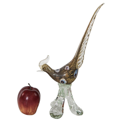 Italian Murano Art Glass Pheasant Bird Sculpture 1960s — additional view 16