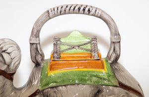 Vintage Hand Painted Resting Camel Porcelain Tea Pot