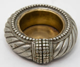 Antique Ethnic North African Moroccan Silver Anklet Ashtray Catchall Dish