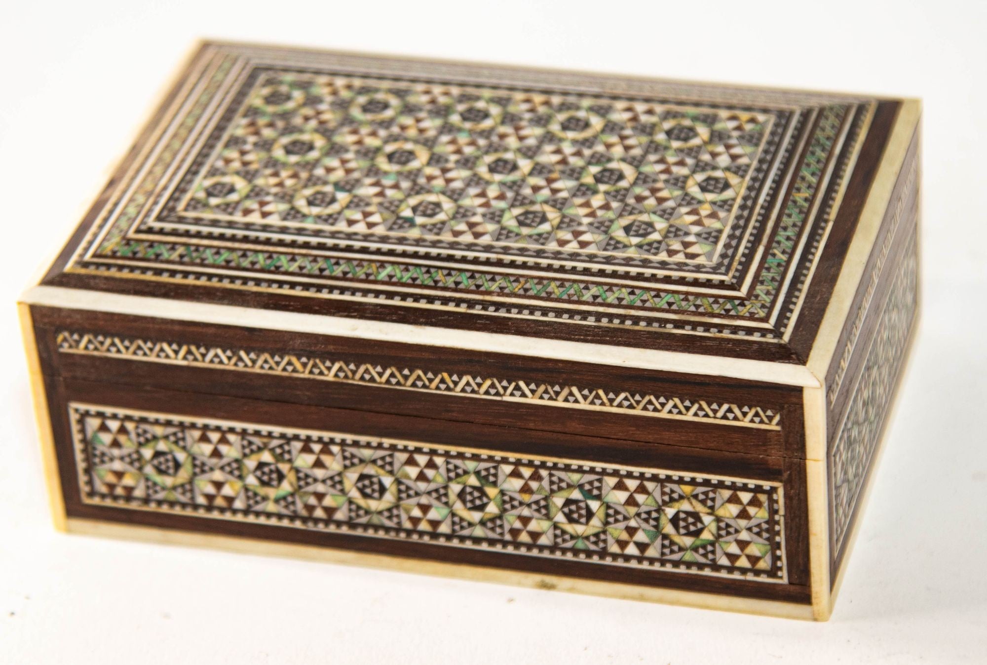 Antique Decorative Middle Eastern Islamic Box 1940s