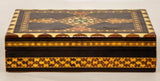 Moorish Spain Inlaid Marquetry Mosaic Box 1950's