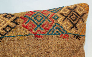 Vintage Moroccan Berber Pillow Hand-woven Rug Pillow