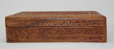 Anglo Raj Hand Carved Wooden Decorative Jewelry Box
