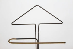 Vintage Folding Valet Metal Stand by Fratelli Reguitti the 1950s