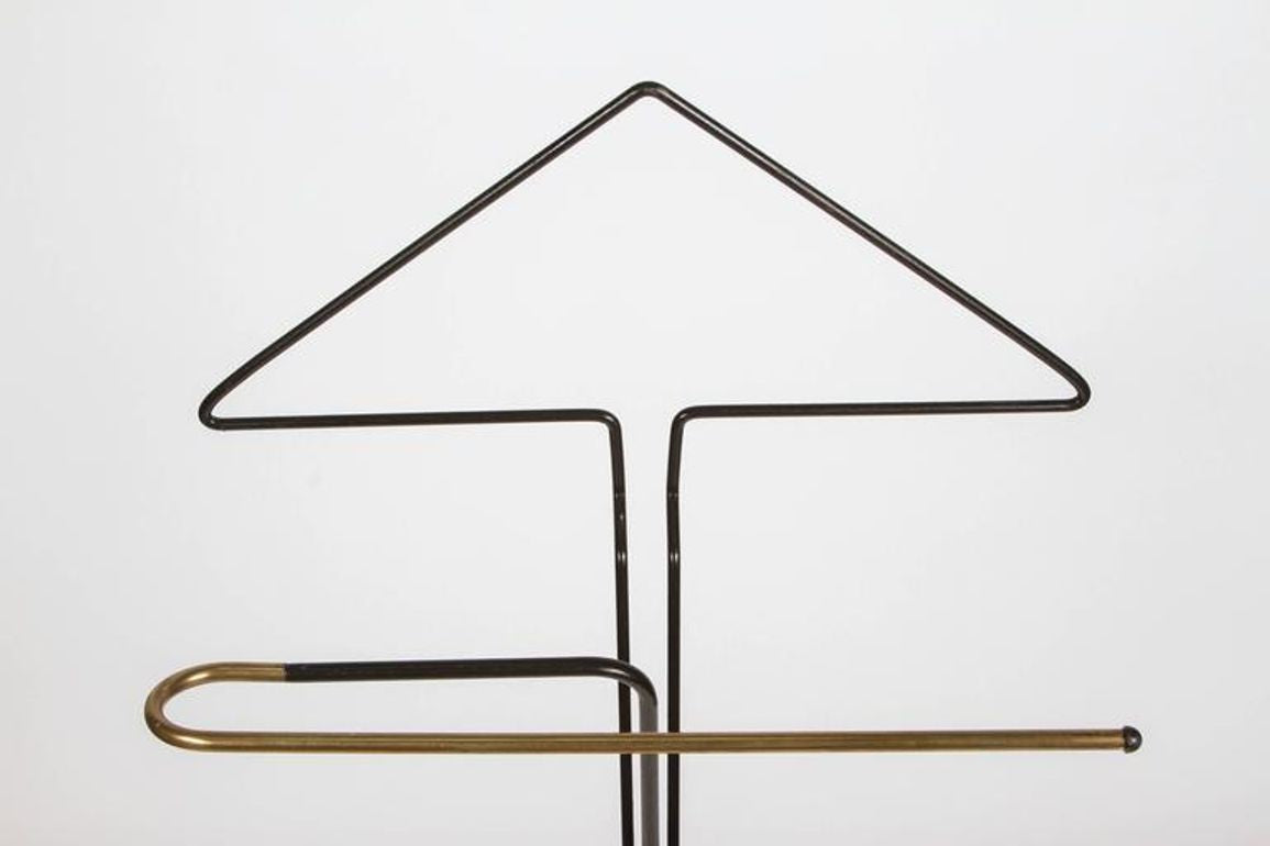 Vintage Folding Valet Metal Stand by Fratelli Reguitti 1950s