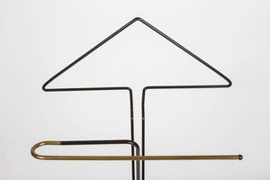 Vintage Folding Valet Metal Stand by Fratelli Reguitti 1950s