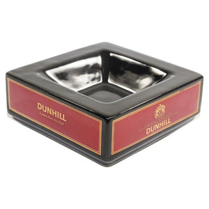 Dunhill Cigar Ashtray Catchall England Black and Red Collectible 1970