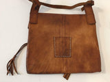Antique African Tuareg Moroccan Shoulder Leather Bag 1960's Collectible