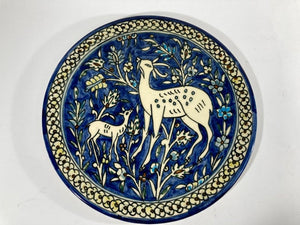 Jerusalem Polychrome Hand Painted Ceramic Plate