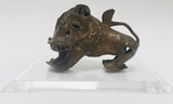 Antique Bronze of a Mythical Lion Beast