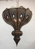 Large Vintage Brass Moroccan chandelier