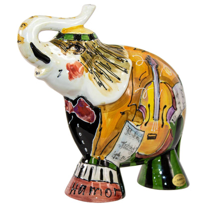 1990s Anatoly Turov Large Ceramic Circus Elephant Signed and Numbered — United States