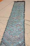 1950s Vintage Zemmour Moroccan Rug Berber Runner, 3ft x 16.4ft long