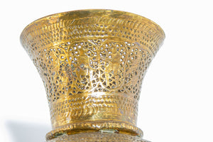 Antique 19th Century Brass Islamic Middle Eastern Persian Floor Lamp