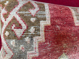 Antique Tabriz Persian Rug Pillow