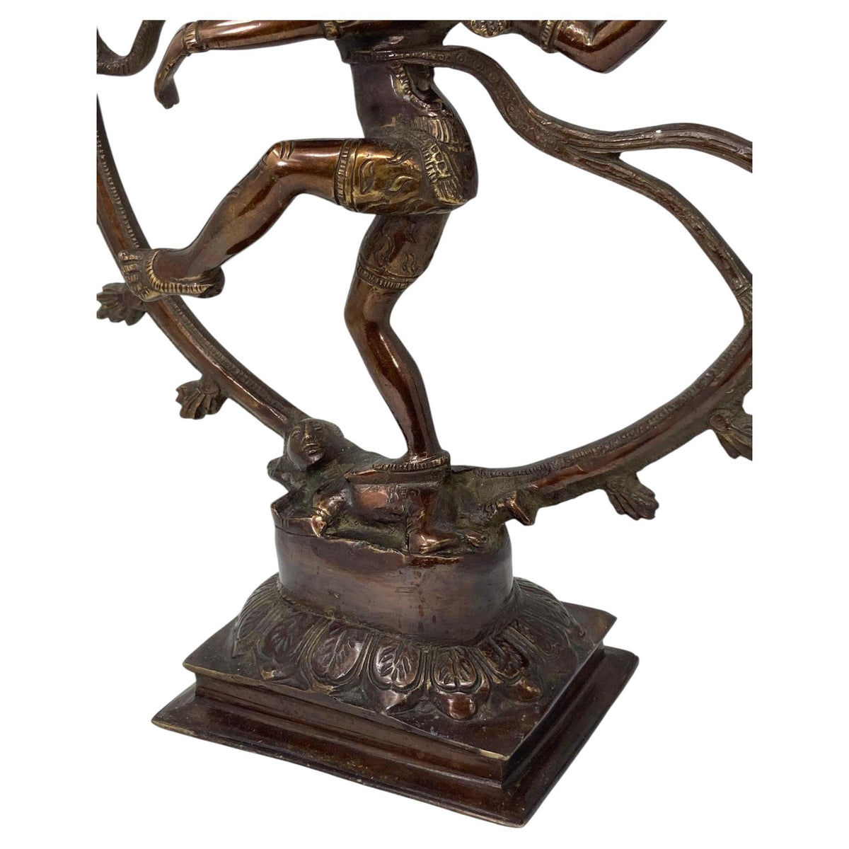 Asian Dancing Hindu Bronze Copper Shiva Nataraja Circa 1950 — additional view 16