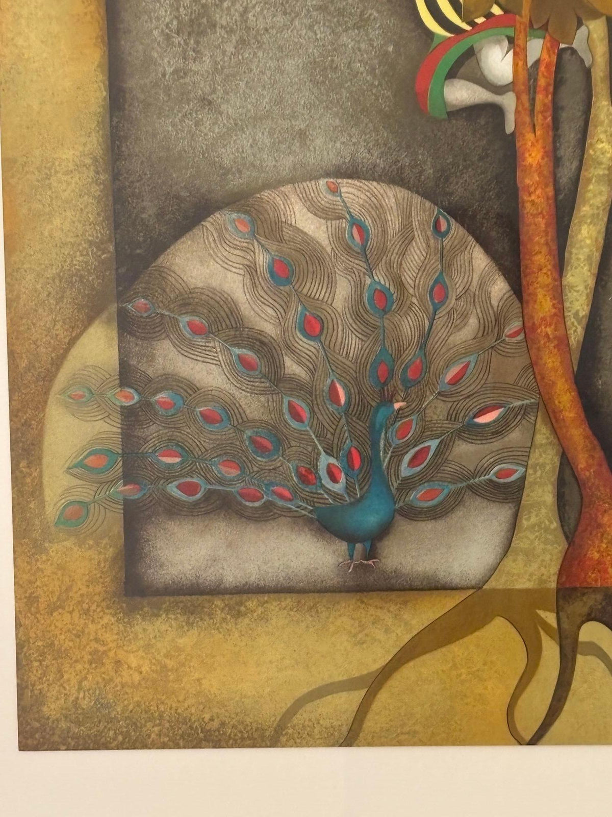 Graciela Rodo Boulanger Peacock For Sophie Signed and Numbered Lithograph 1979 — additional view 6