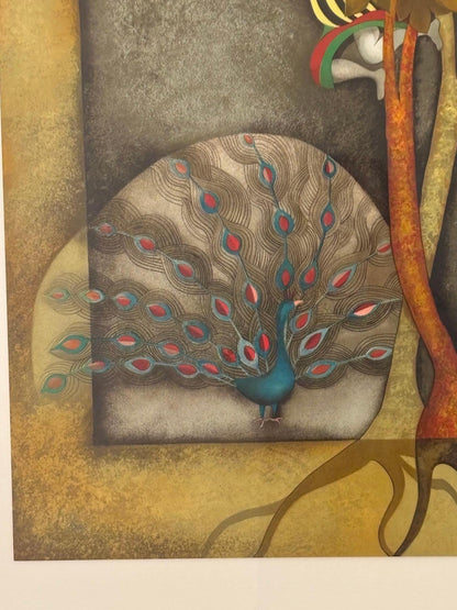 Graciela Rodo Boulanger Peacock For Sophie Signed and Numbered Lithograph 1979 — additional view 6