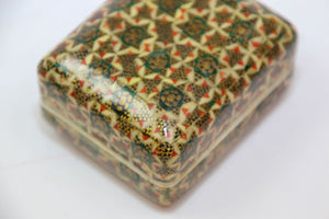Handmade Vintage Wooden Khatam Indo Persian Box