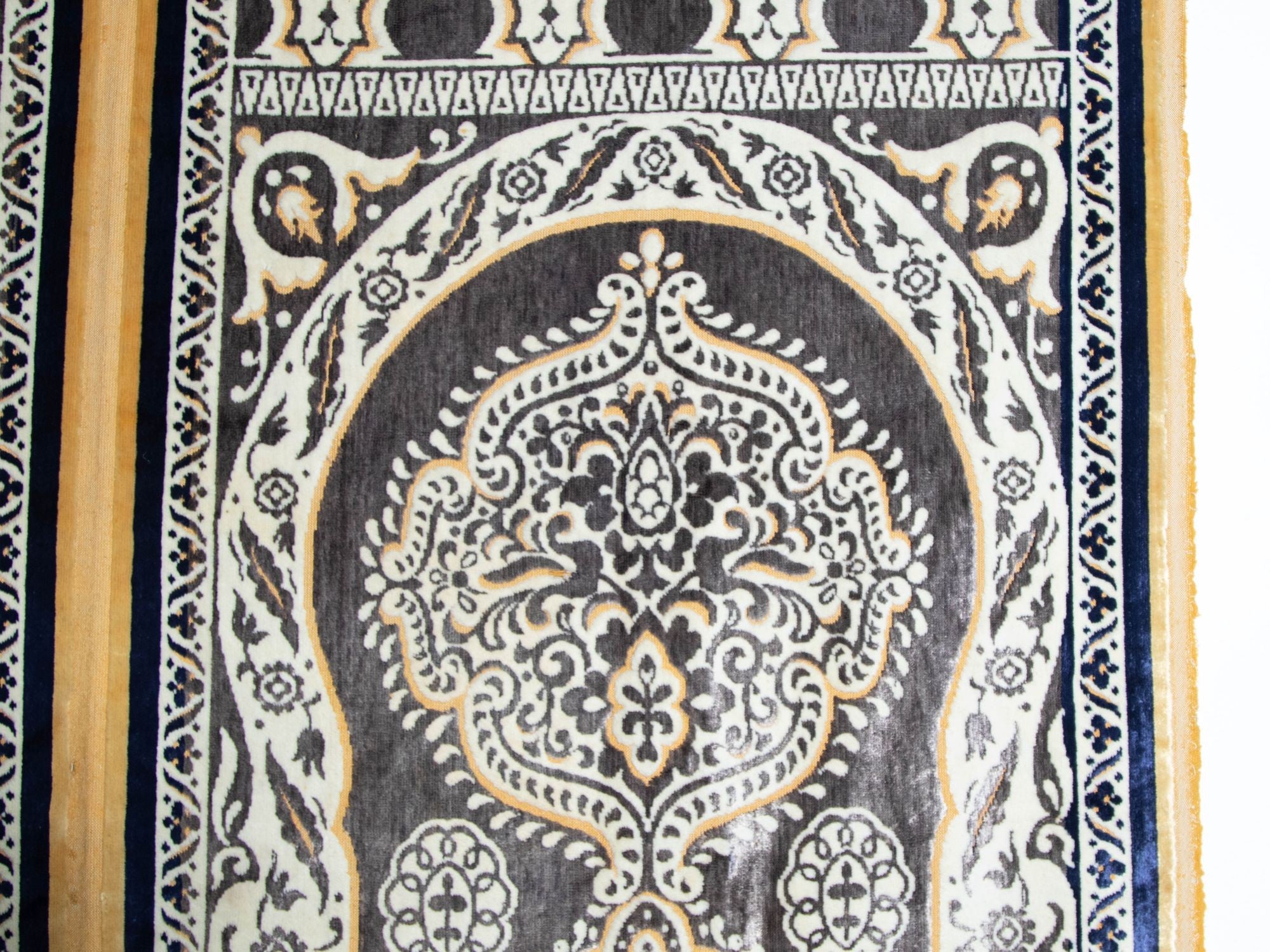 Antique Moroccan Moorish Silk Textile Tapestry Wall Hanging Hiti 19th C.