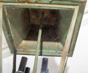 Verdigris Copper Brass Hanging Hall Lantern