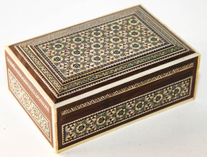 1940s Mother of Pearl Inlaid Decorative Middle Eastern Islamic Box