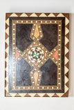 Moorish Spain Inlaid Marquetry Mosaic Box 1950's