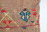 Vintage Moroccan Berber Pillow Hand-woven Rug Pillow
