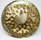 Islamic Persian Polished Brass Tray Collectible Metal Work Platter 10 inches D.