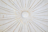 White Marble Open Lotus Flower Shape Large Blow Hand-Carved in India Raj Mughal